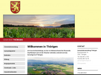 thoerigen.ch Webseite Vorschau