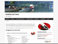 ruderclub-thun.ch Webseite Vorschau