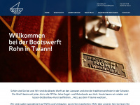 rohn-boote.ch Webseite Vorschau
