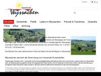 wyssachen.ch Webseite Vorschau