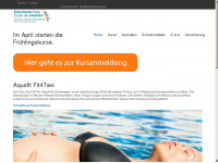 ecole-natation.ch Webseite Vorschau