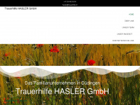 trauerhilfe.ch Webseite Vorschau