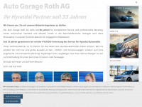 garageroth.ch Webseite Vorschau