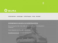 bura.ch Webseite Vorschau