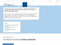 aerzte-zs.ch Webseite Vorschau