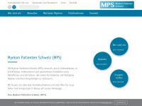 multiples-myelom.ch Webseite Vorschau
