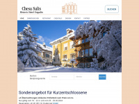 chesa-salis.ch Webseite Vorschau