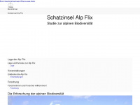 schatzinselalpflix.ch Webseite Vorschau