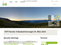 svp-gr.ch Webseite Vorschau