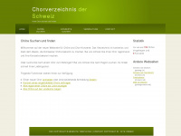 gesang.ch Webseite Vorschau