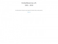 ticketboerse.ch Webseite Vorschau