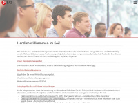 eaz.ch Webseite Vorschau