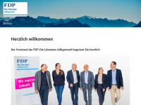 fdp-adligenswil.ch Webseite Vorschau