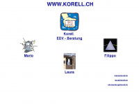 korell.ch Webseite Vorschau