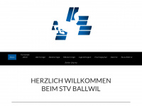 stvballwil.ch Webseite Vorschau