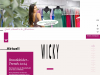 brautmode-wicky.ch Webseite Vorschau