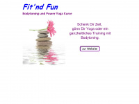 fit-nd-fun.ch Webseite Vorschau