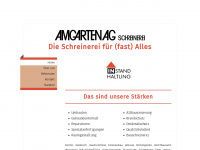 amgarten-ag.ch Webseite Vorschau