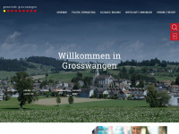 grosswangen.ch Webseite Vorschau