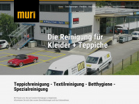 muri-tex.ch Webseite Vorschau