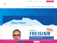 fdp-kriens.ch Webseite Vorschau