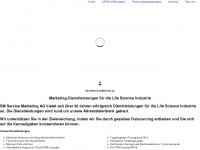 smmarketing.ch Webseite Vorschau