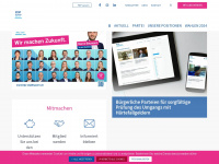fdp-stadtluzern.ch Webseite Vorschau