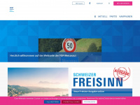 fdp-menznau.ch Webseite Vorschau