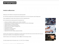 interspeed.ch Webseite Vorschau