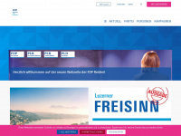 fdp-reiden.ch Webseite Vorschau