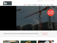 bauag.ch Webseite Vorschau