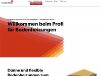 comfortfloor.ch Webseite Vorschau