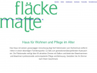 flaeckematte.ch Webseite Vorschau