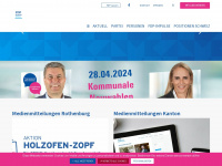 fdp-rothenburg.ch Webseite Vorschau