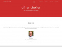 ofner-theiler.ch Webseite Vorschau