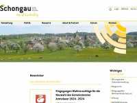 schongau.ch Webseite Vorschau