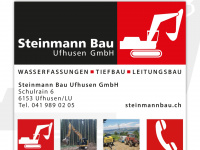 steinmannbau.ch Webseite Vorschau