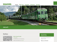 makies.ch Webseite Vorschau