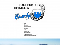 jodlerklub-heimelig.ch Webseite Vorschau
