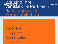 akomag.ch Webseite Vorschau