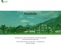 fluematte.ch Webseite Vorschau