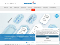 medipack.ch Webseite Vorschau