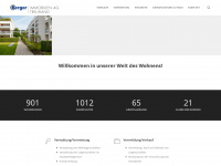 bergerimmo.ch Webseite Vorschau