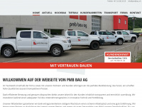 pmbbau.ch Webseite Vorschau