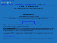 planetspa.ch Webseite Vorschau