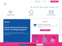fdp-sh.ch Webseite Vorschau