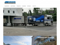 kuriger-transporte.ch Webseite Vorschau