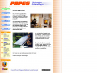 papes.ch Webseite Vorschau