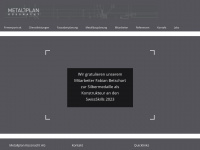 metallplan.ch Webseite Vorschau