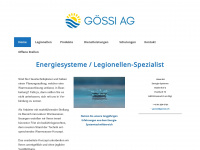 goessi.ch Webseite Vorschau